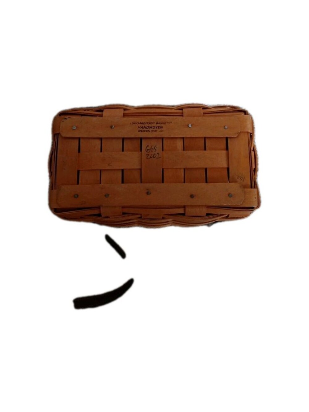 Longaberger 2000 Country Estate Large Saddlebrook Basket Purse Vintage - Picture 4 of 15